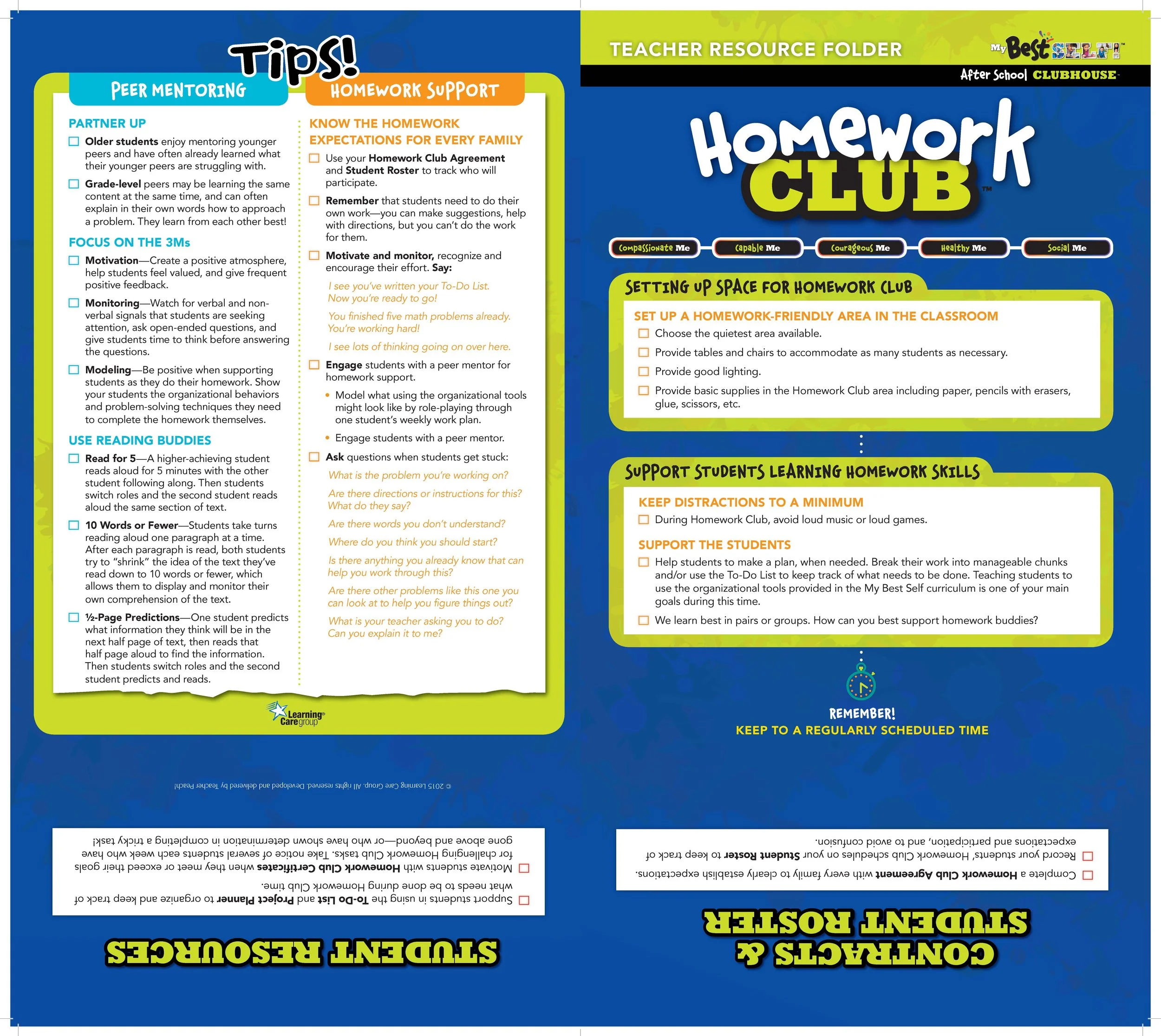 Homework Club Folder